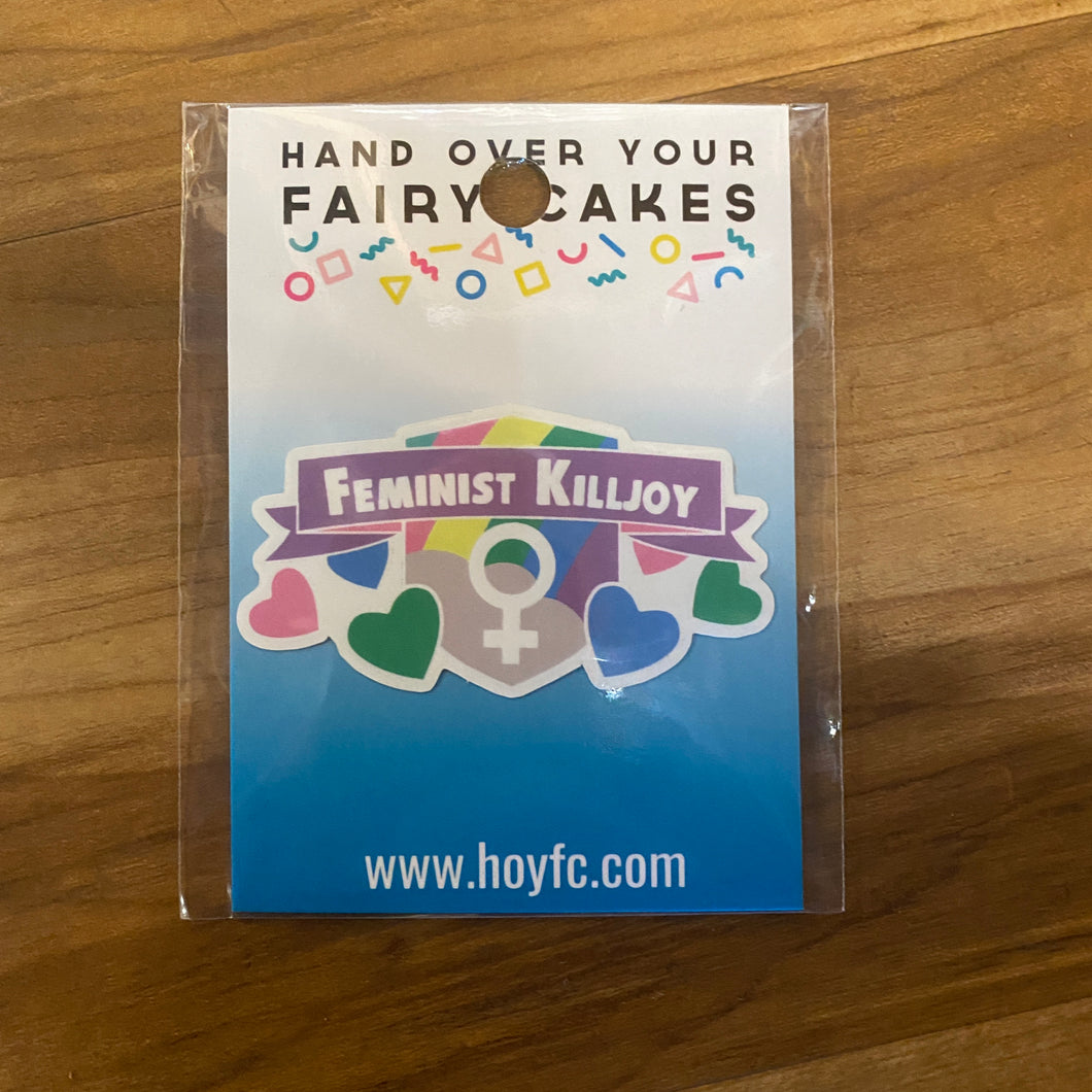 Fairy Cakes: Feminist Killjoy Single Sticker
