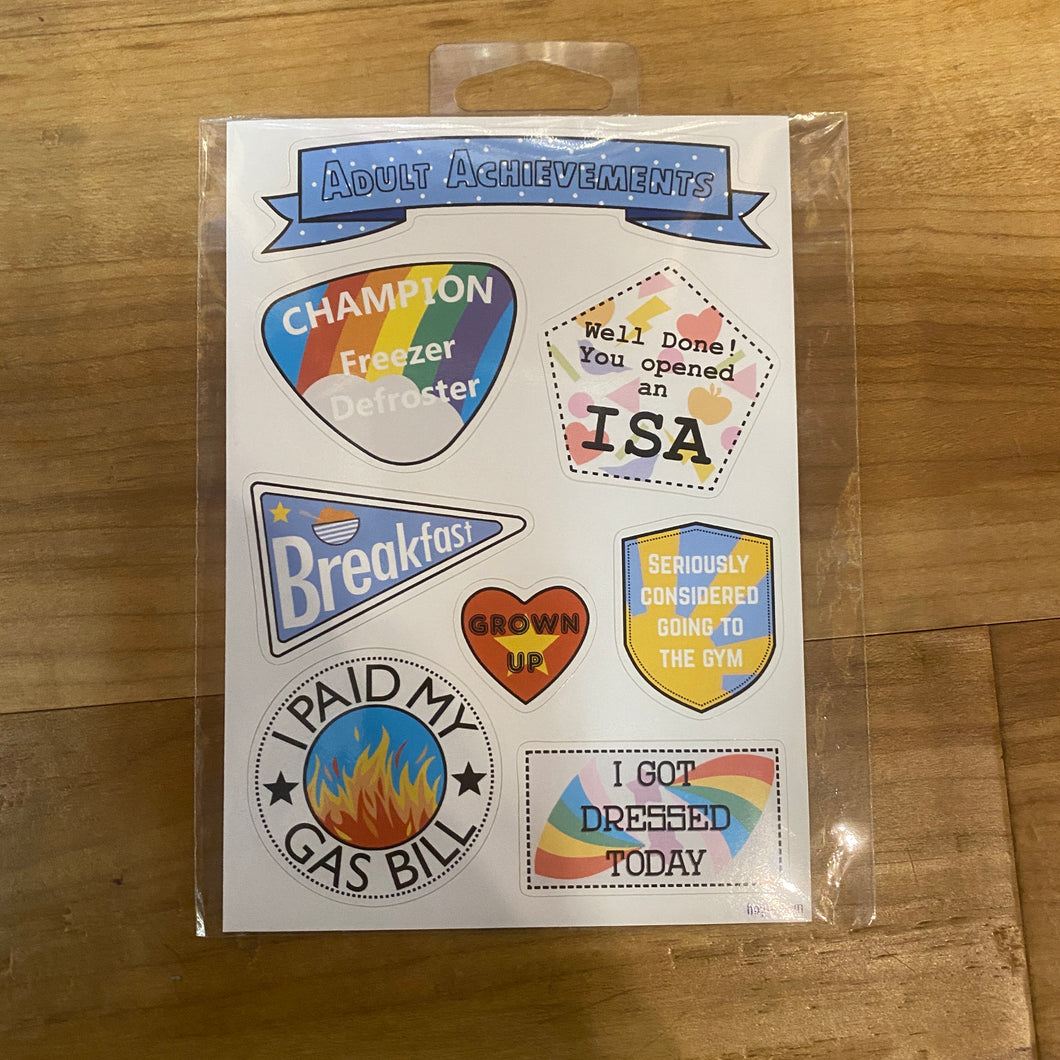 Fairy Cakes: Adult Achievements Sticker Pack