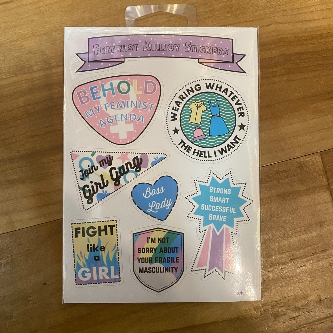 Fairy Cakes: Feminist Killjoy Sticker Pack