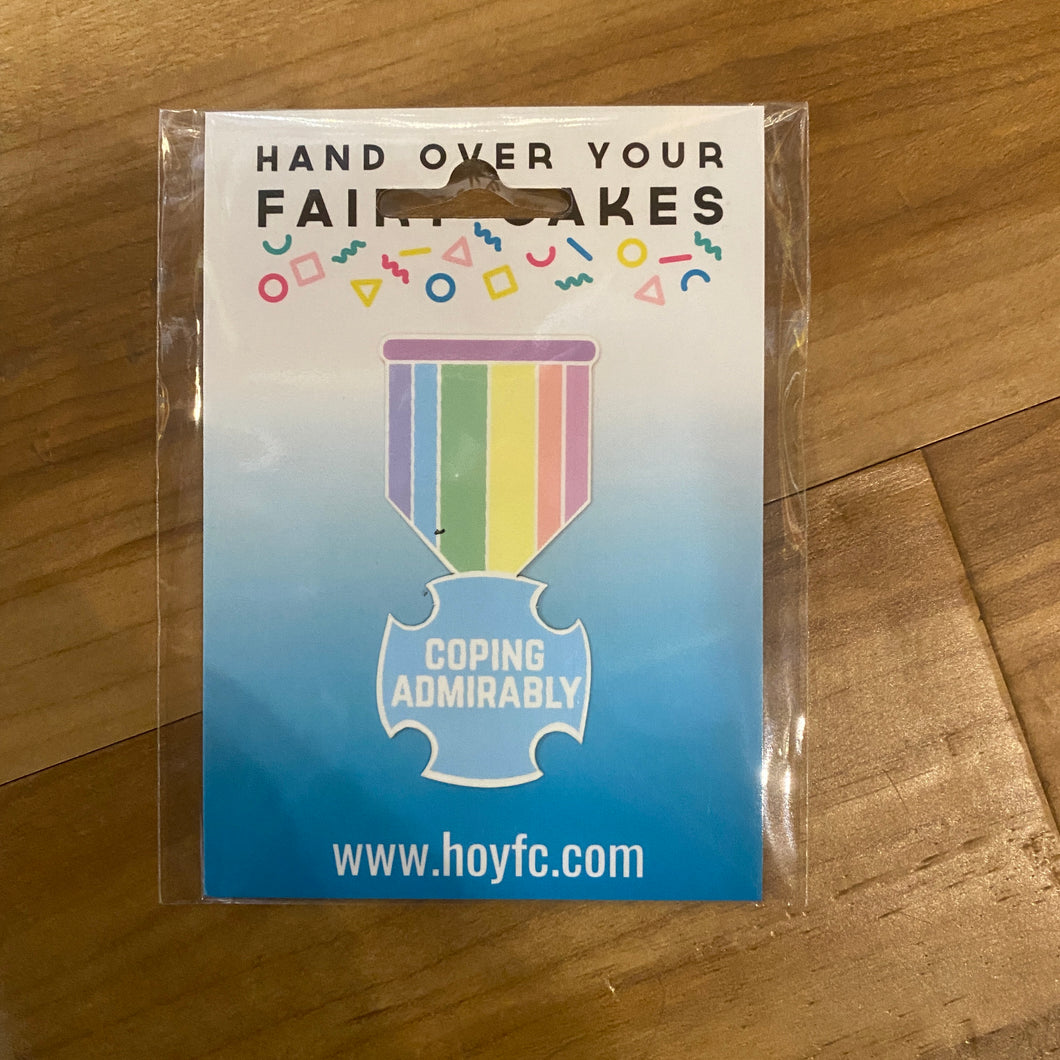 Fairy Cakes: Coping Admirably Sticker