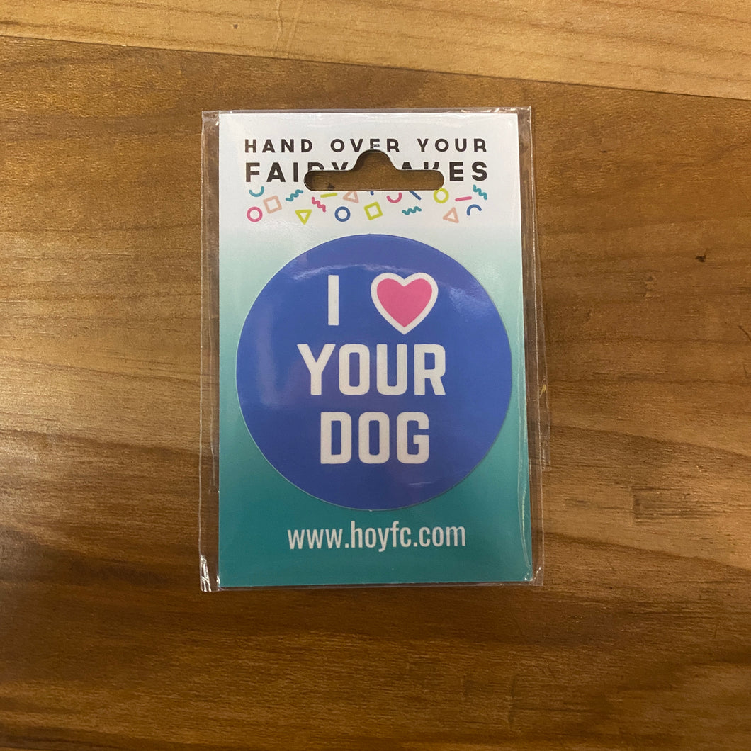 Fairy Cakes: I Love Your Dog Sticker