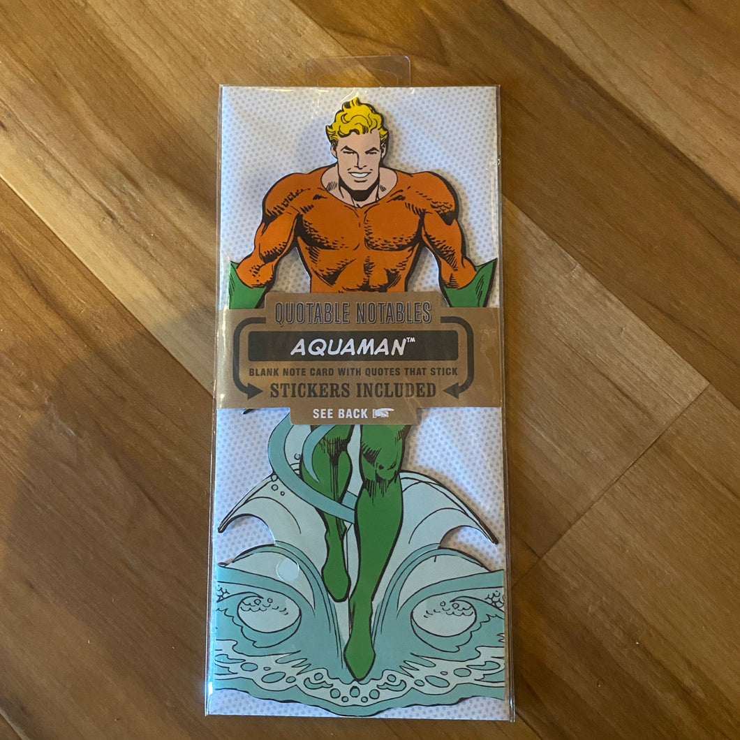Aquaman Sticky Note And Sticker Pack