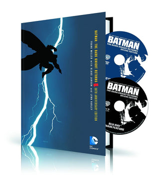 Batman Dark Knight Returns Hc Book & Dvd Blu Ray Set