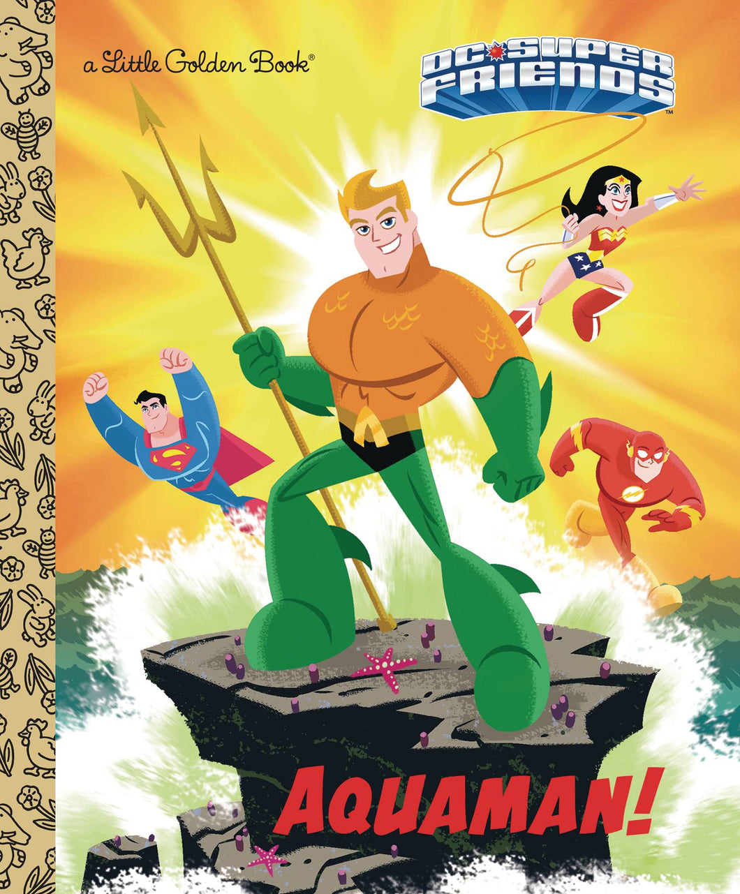 Dc Super Friends Aquaman Little Golden Book Hc