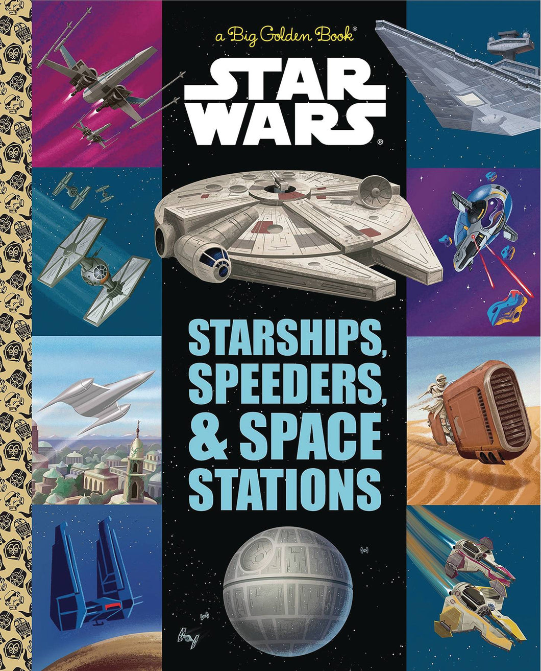 Star Wars Starships Speeders Little Golden Book - Books