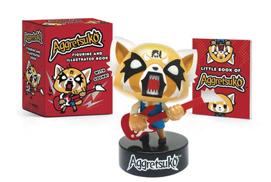 Aggretsuko Figurine With Sound & Book Kit - Books