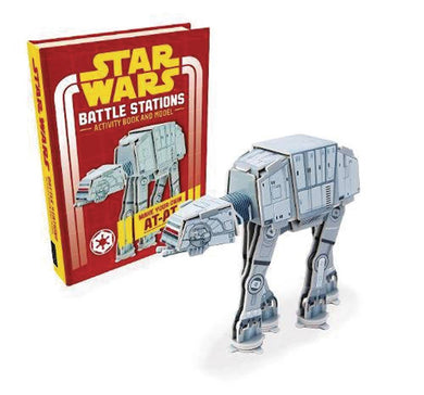 Star Wars Battle Stations Make Own At-At Book & Model HC - Books