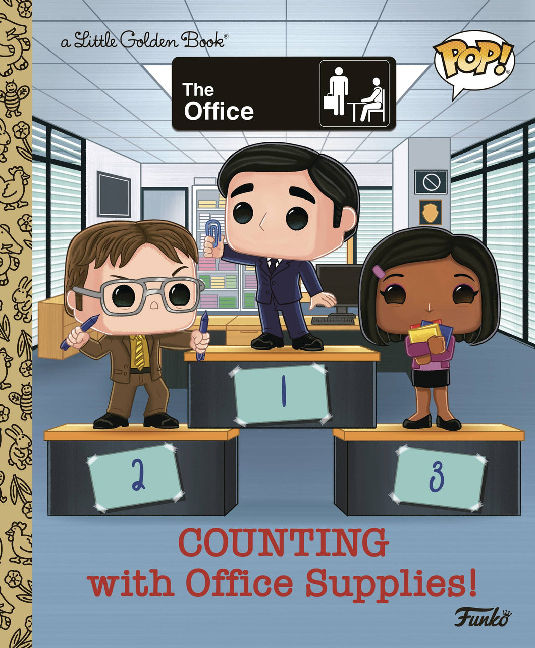 Funko Counting With Office Supplies Little Golden Book - Books