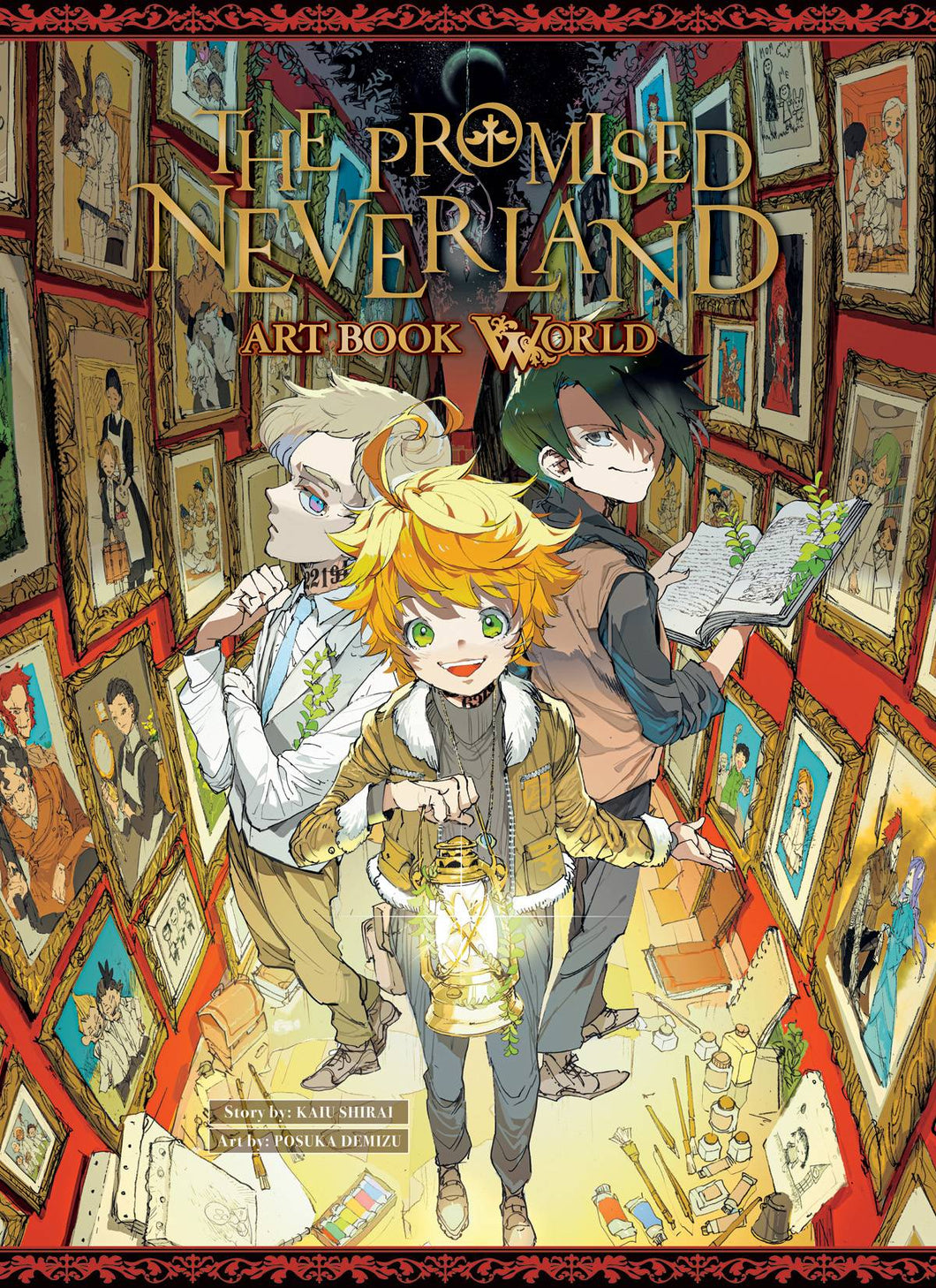 Promised Neverland Art Book World HC - Books